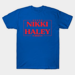 Nikki Haley 2024 For President Red T-Shirt